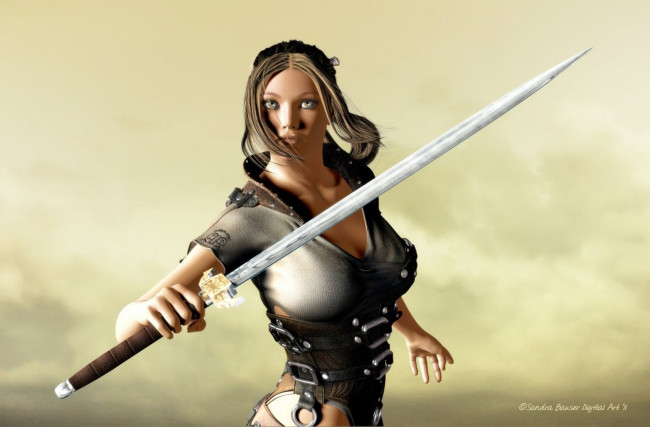 Обои картинки фото 3д, графика, amazon, амазонки, амазонка