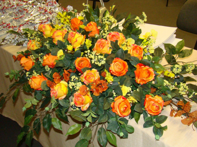 Обои картинки фото интерьер, декор, отделка, сервировка, розы