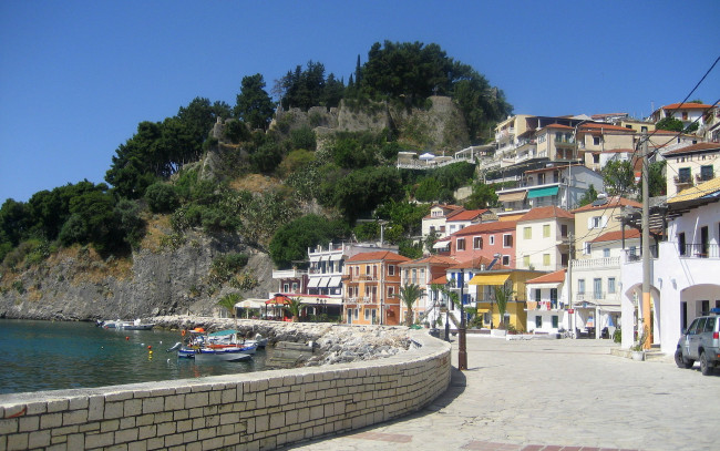 Обои картинки фото парга, греция, города, улицы, площади, набережные