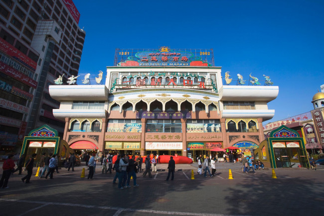 Обои картинки фото города, здания, дома, синьцзян, китай