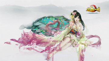 Картинка happy lakes видео игры девушка озеро