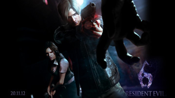 Картинка resident evil видео игры парень девушка