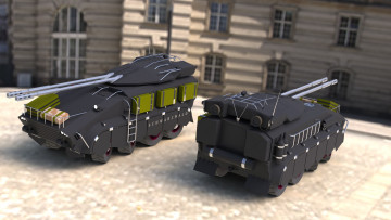 Картинка техника 3d бтр