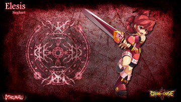 Картинка видео игры grand chase меч отака девушка