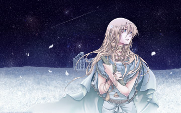 Картинка olimpos аниме накидка звёзды девушка