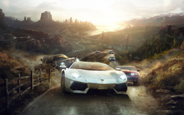 Картинка the crew видео игры lamborghini