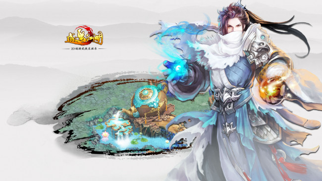 Обои картинки фото happy, lakes, видео, игры, девушка, магия