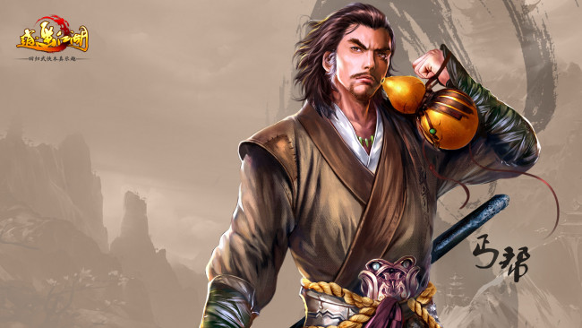 Обои картинки фото happy, lakes, видео, игры, мужчина