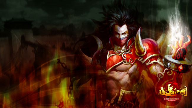 Обои картинки фото happy, lakes, видео, игры, воин