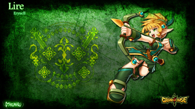 Обои картинки фото lire, видео, игры, grand, chase, лук, выстрел, уши