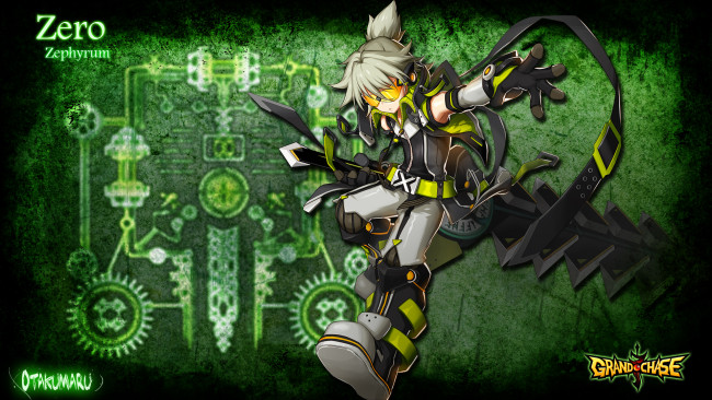 Обои картинки фото видео, игры, grand, chase, очки, меч, ремень