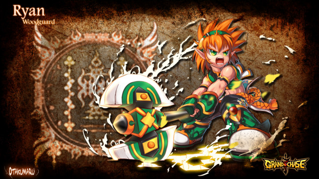 Обои картинки фото видео, игры, grand, chase, секира, атака