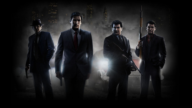 Обои картинки фото видео, игры, mafia, ii, люди, оружие