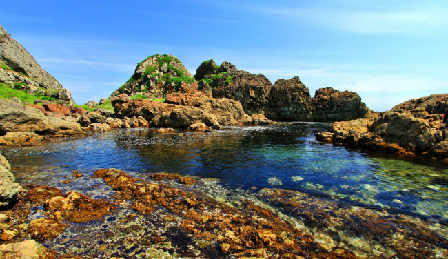 Обои картинки фото природа, реки, озера, горы, камни, озеро