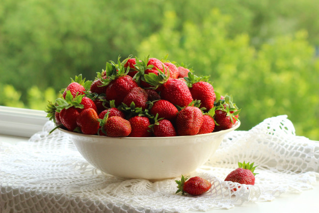 Обои картинки фото еда, клубника, земляника, ягоды