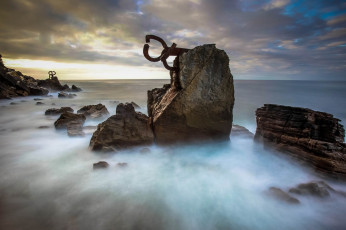 Картинка природа побережье скалы вода океан берег