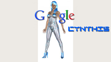 Картинка 3д+графика юмор+ humor девушка взгляд