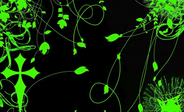 Картинка векторная+графика графика зеленый темный