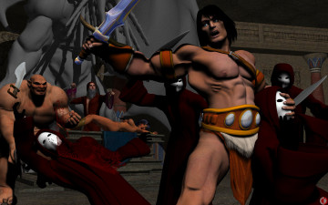 Картинка 3д+графика фантазия+ fantasy мужчина оружие