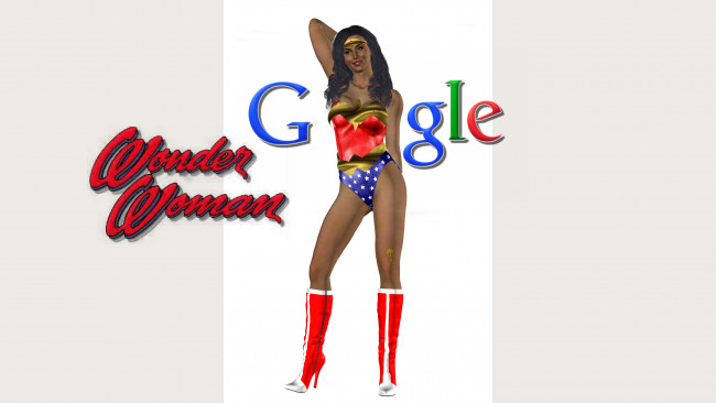 Обои картинки фото 3д графика, юмор , humor, девушка, взгляд