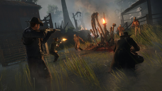 Обои картинки фото видео игры, hunt,  horrors of the gilded age, horrors, of, the, gilded, age, ужасы, позолоченного, века, онлайн, экшен, шутер