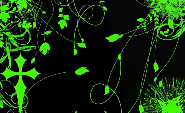 Обои картинки фото векторная графика, графика, зеленый, темный