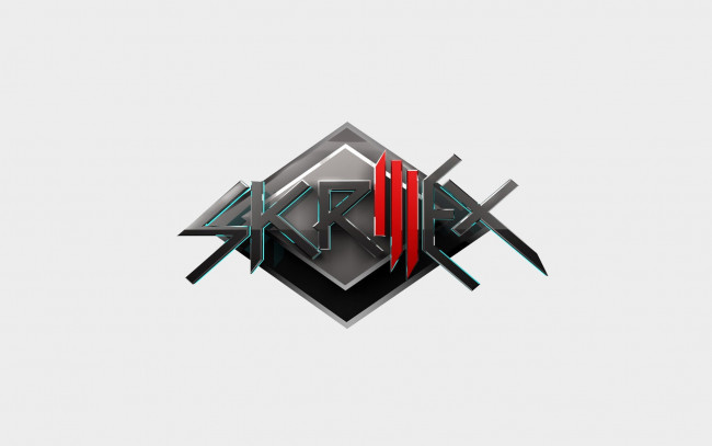 Обои картинки фото skrillex, музыка, логотип