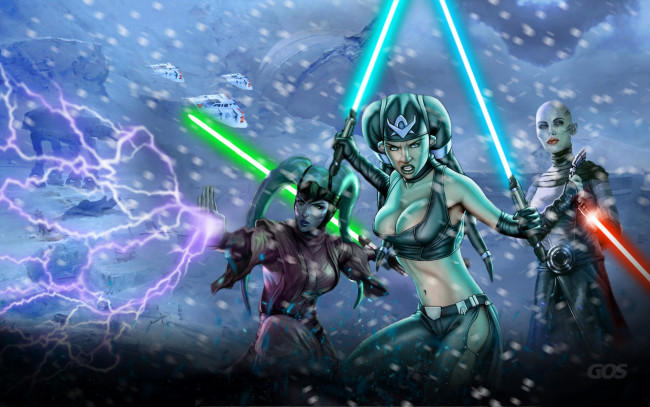 Обои картинки фото star wars, видео игры, gos, 1920x1200, star, wars
