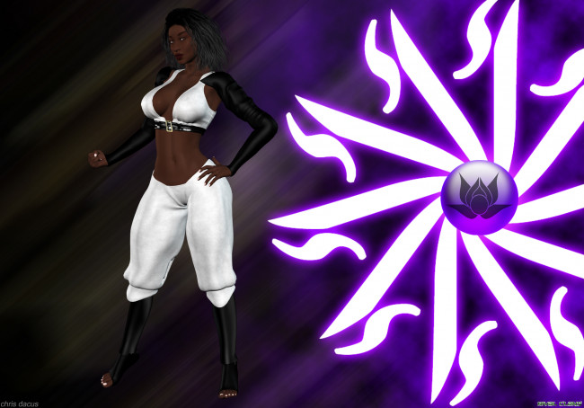 Обои картинки фото 3д графика, фантазия , fantasy, взгляд, девушка