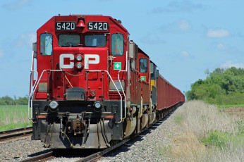 Картинка техника поезда локомотив состав рельсы дорога железная