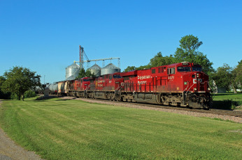 Картинка техника поезда состав локомотив рельсы дорога железная