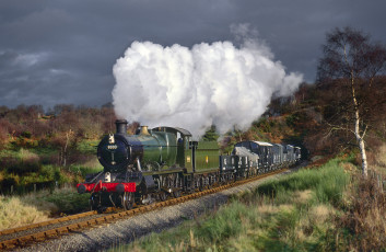 Картинка техника паровозы рельсы паровоз дорога железная