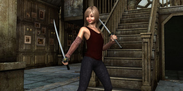 Картинка 3д+графика фантазия+ fantasy взгляд девушка фон