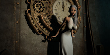 Картинка 3д+графика люди+ people фон взгляд девушка