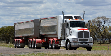 Картинка kenworth+t608 автомобили kenworth тягач седельный грузовик тяжелый