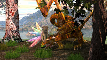 Картинка 3д+графика эльфы+ elves фея дракон фон взгляд