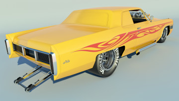Картинка автомобили 3д 1965г cadillac deville coupe