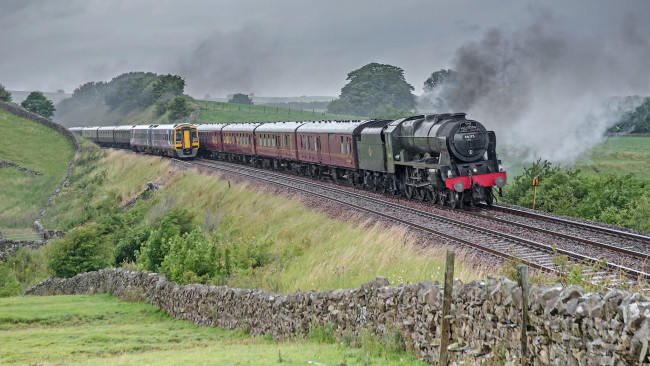 Обои картинки фото техника, паровозы, рельсы, дорога, железная, паровоз