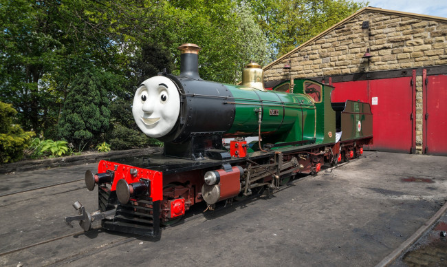 Обои картинки фото техника, паровозы, паровоз, железная, дорога, рельсы