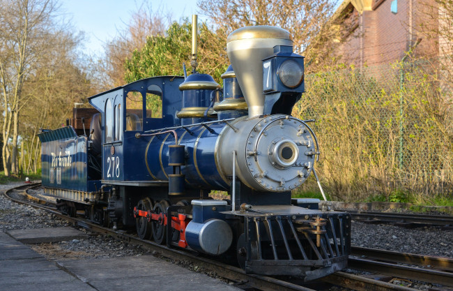 Обои картинки фото техника, паровозы, паровоз, железная, рельсы, дорога