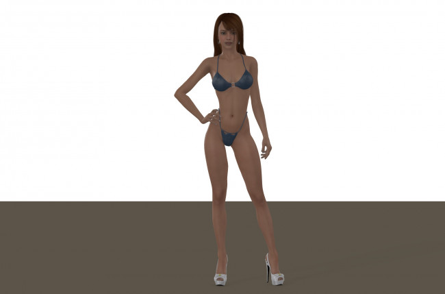 Обои картинки фото 3д графика, люди , people, девушка, взгляд, фон