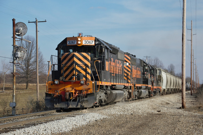 Обои картинки фото техника, поезда, рельсы, состав, локомотив, дорога, железная