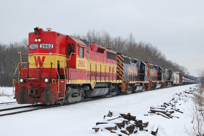 Обои картинки фото техника, поезда, рельсы, дорога, железная, состав, локомотив