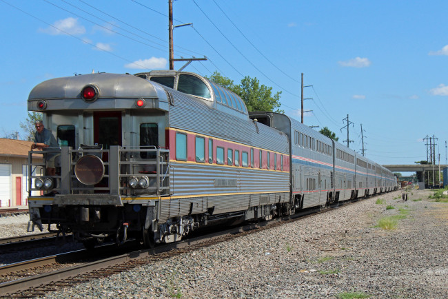 Обои картинки фото техника, поезда, состав, локомотив, рельсы, дорога, железная