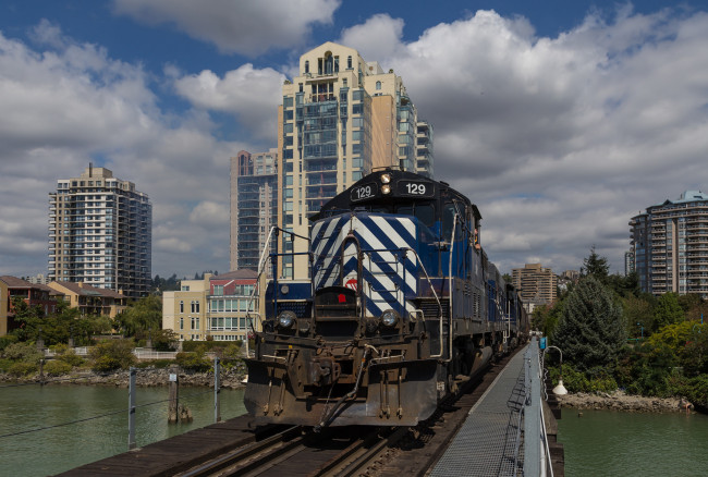 Обои картинки фото техника, поезда, рельсы, дорога, железная, состав, локомотив