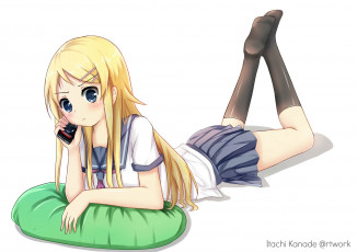 Картинка аниме oreimo фон девушка взгляд