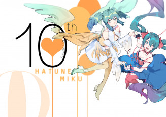 Картинка аниме vocaloid фон девушка взгляд