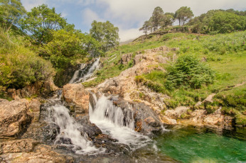 Картинка природа водопады простор