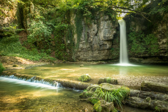 Картинка природа водопады простор