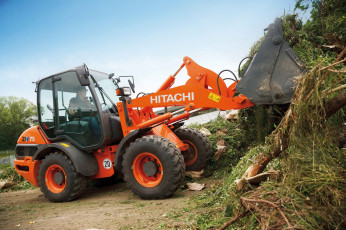 Картинка техника фронтальные+погрузчики hitachi